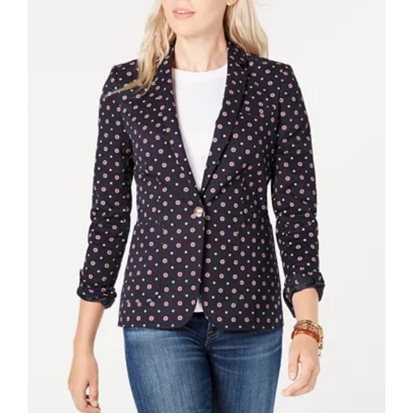 tommy hilfiger floral blazer